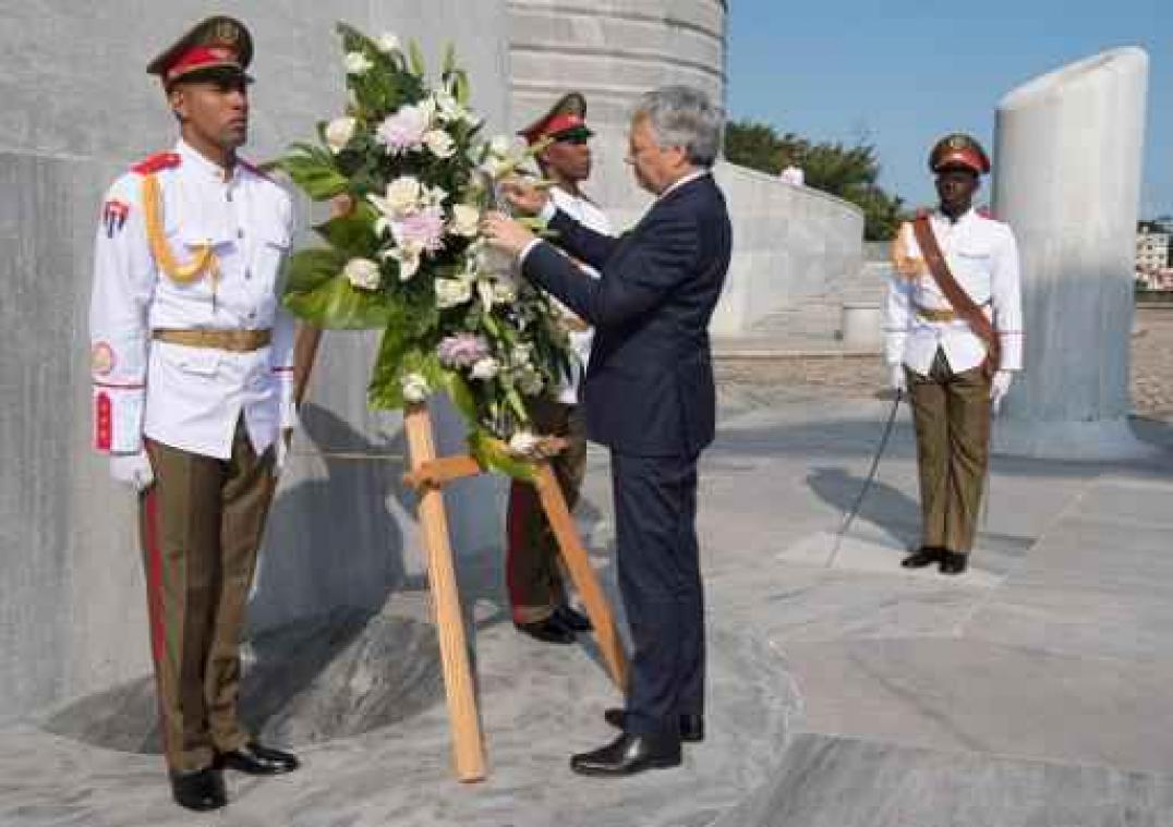Reynders start driedaags werkbezoek aan Cuba