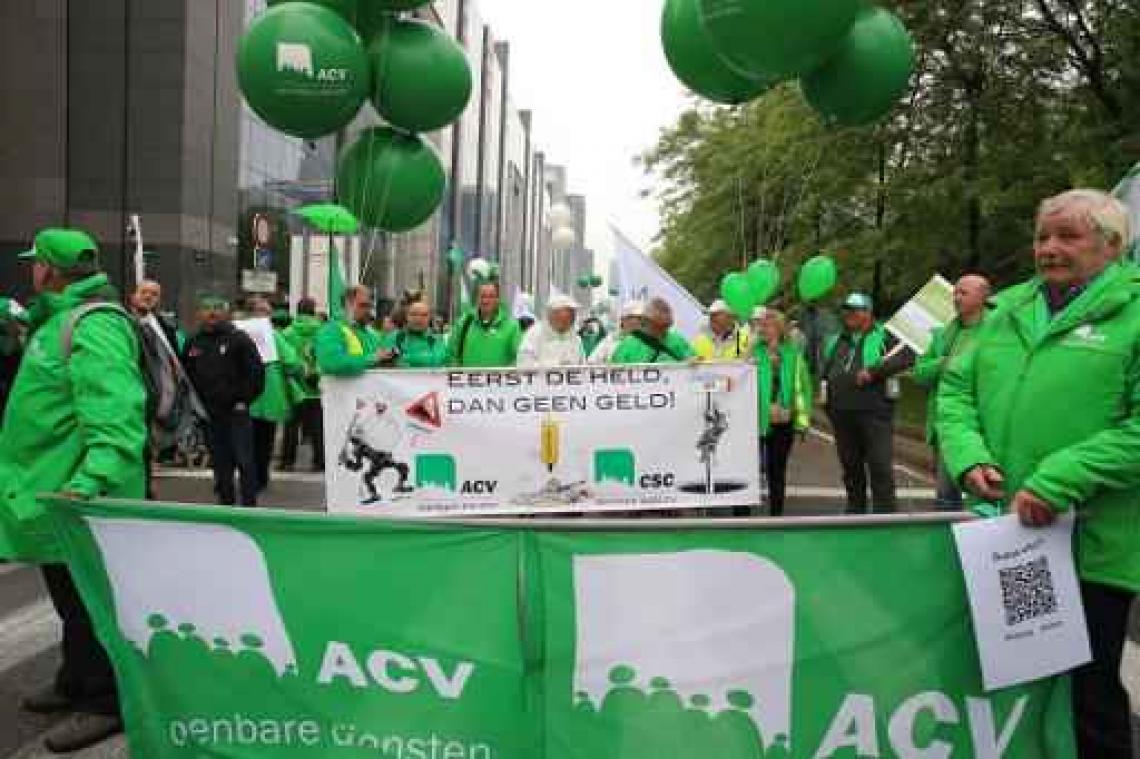 7.500 betogers in Brussel