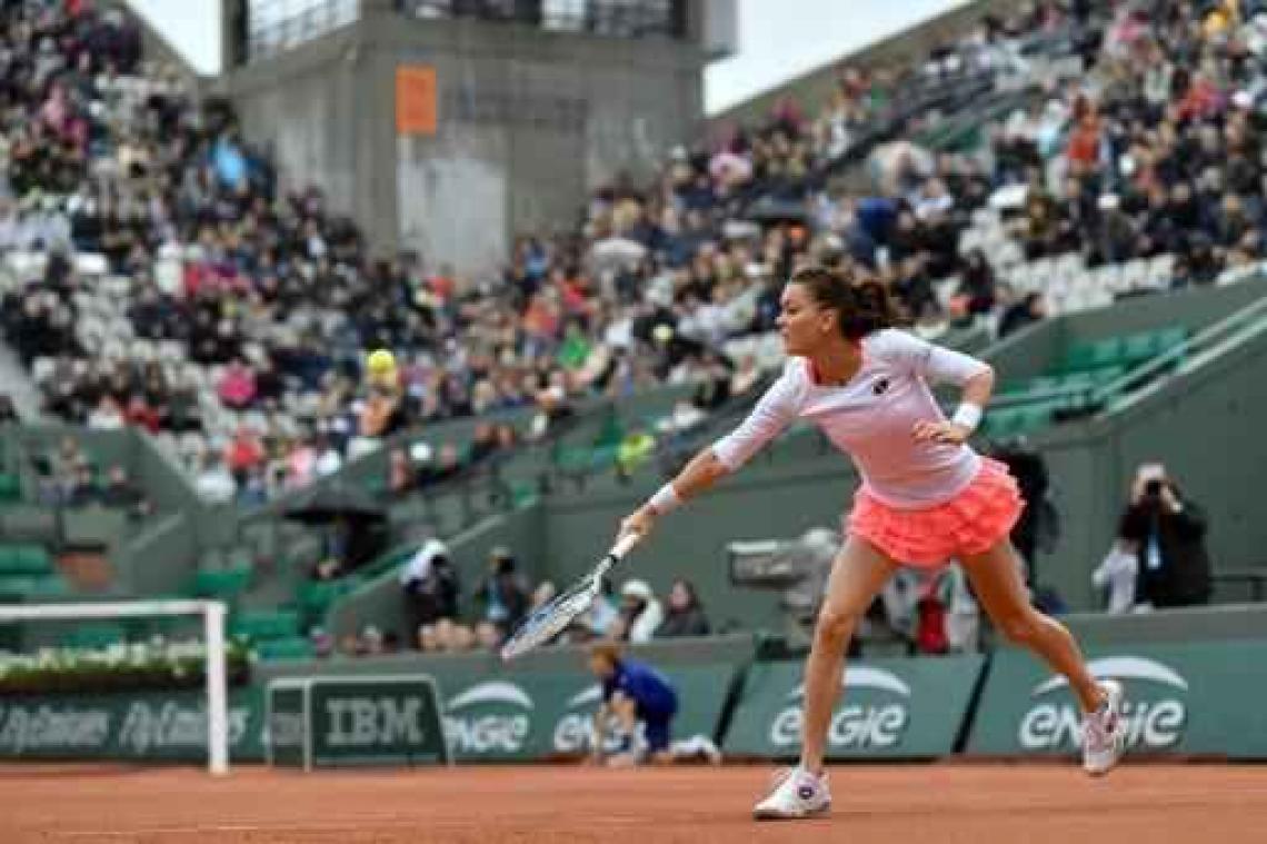 Agnieszka Radwanska, 's werelds nummer twee, uitgeschakeld in achtste finales op Roland Garros