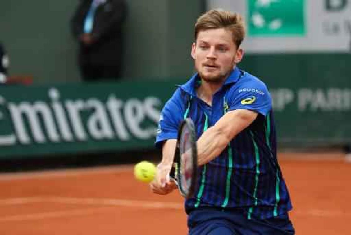 David Goffin voor de eerste keer naar kwartfinales Roland Garros