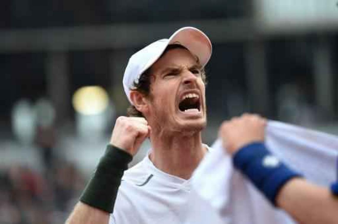 Andy Murray zit bij laatste vier van Roland-Garros