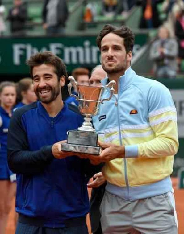 Roland-Garros - Spanjaarden Feliciano en Marc Lopez winnen dubbelspel