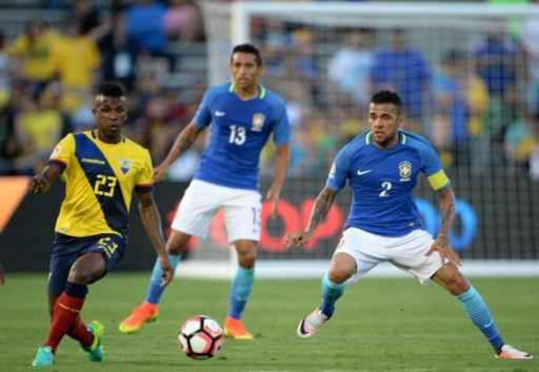 Brazilië raakt in eerste groepsmatch Copa America niet voorbij Ecuador