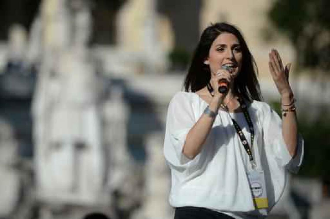 Lokale verkiezingen Italië - Virginia Raggi van Movimento Cinque Stelle op kop in Rome