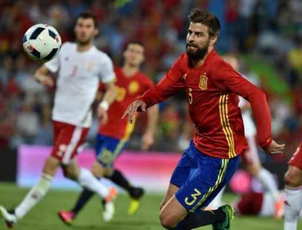 EK 2016 - Tornike Okriashvili (Racing Genk) nekt Spanje in uitzwaaiwedstrijd