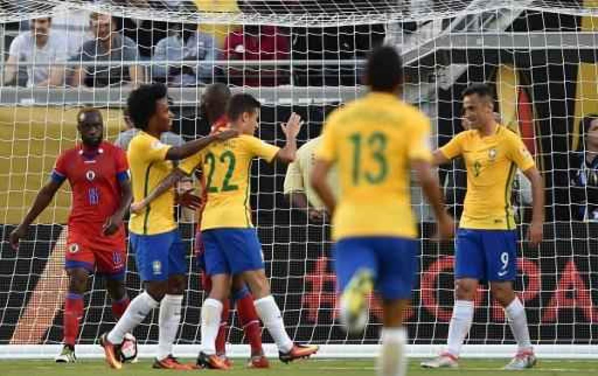 Brazilië veegt de vloer aan met Haïti in Copa America