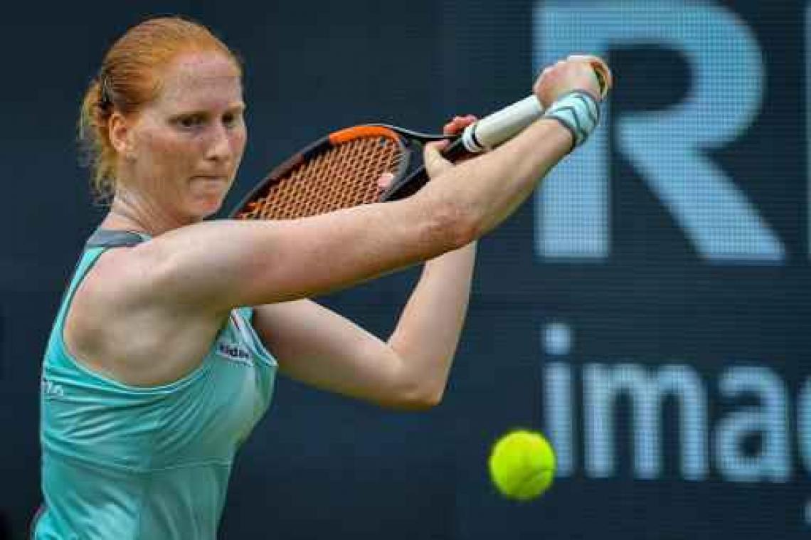 Alison Van Uytvanck bereikt halve finales in dubbelspel in Rosmalen