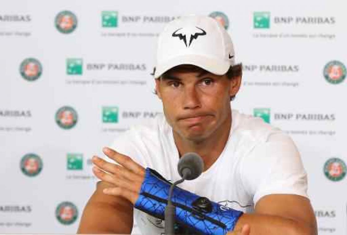 Rafael Nadal past voor Wimbledon