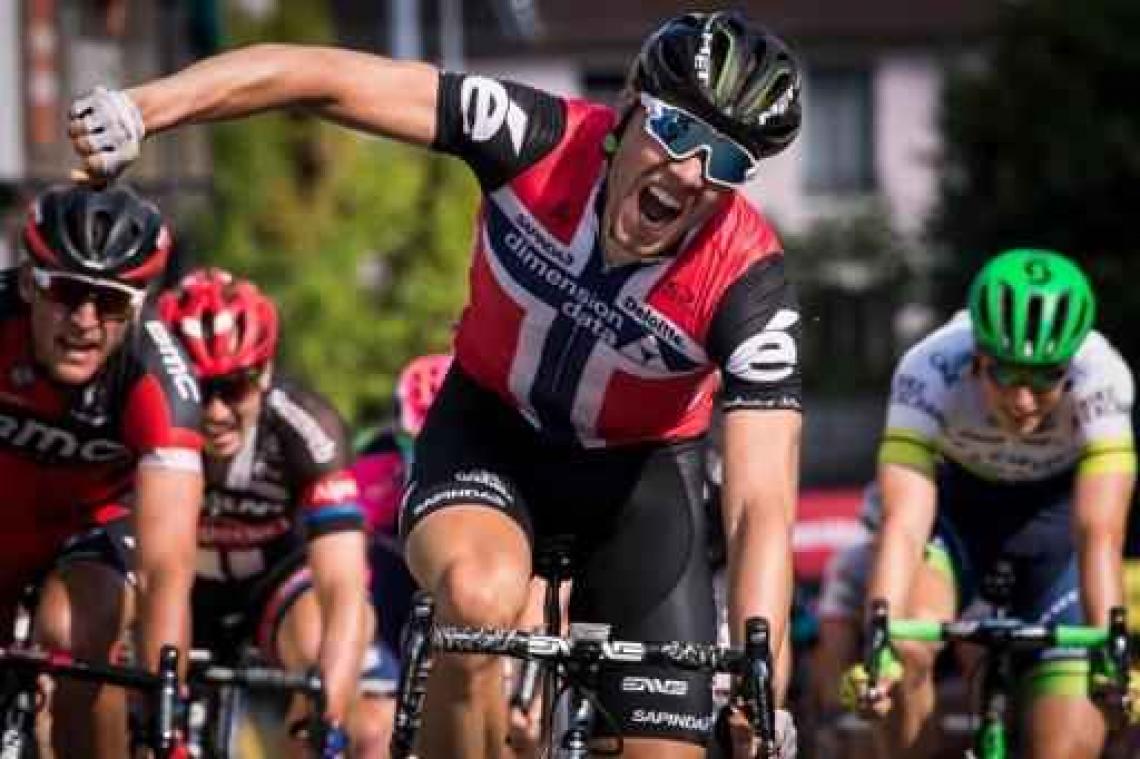 Evald Boasson Hagen kraait victorie in Dauphiné