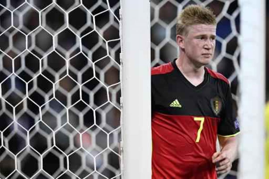 EK 2016 - "Geen idee waarom De Bruyne zo slecht speelde"