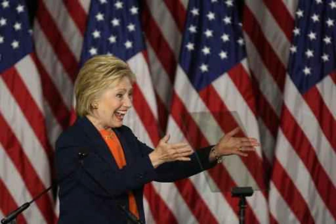 Clinton heeft nu zeven procentpunt voorsprong op Trump