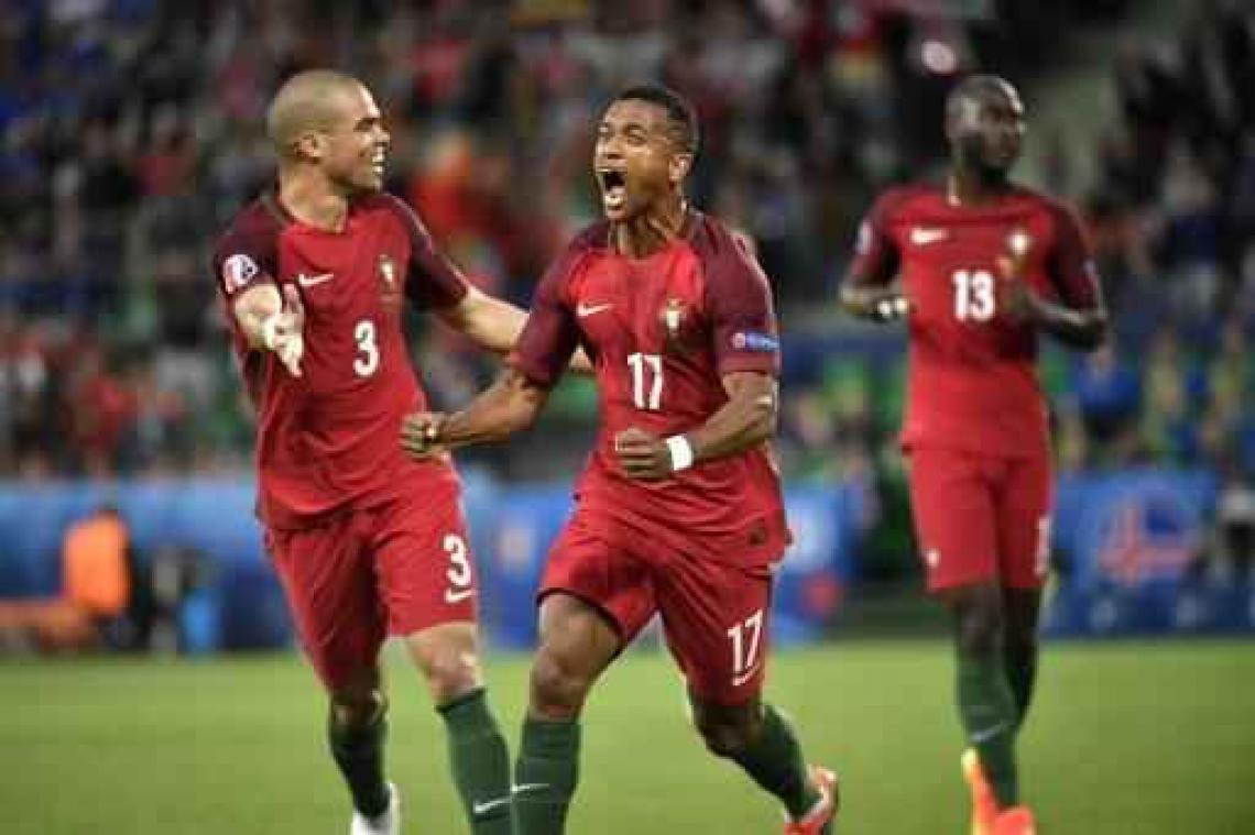 EK 2016 - Luis Nani is 'Man van de Match' in Portugal-IJsland