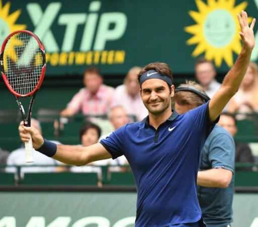Goffin tegen Federer voor een plaats in halve finales in Halle