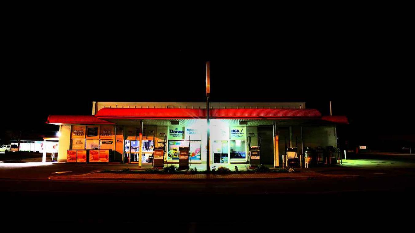 Tankstation doubleert als verblijfplaats