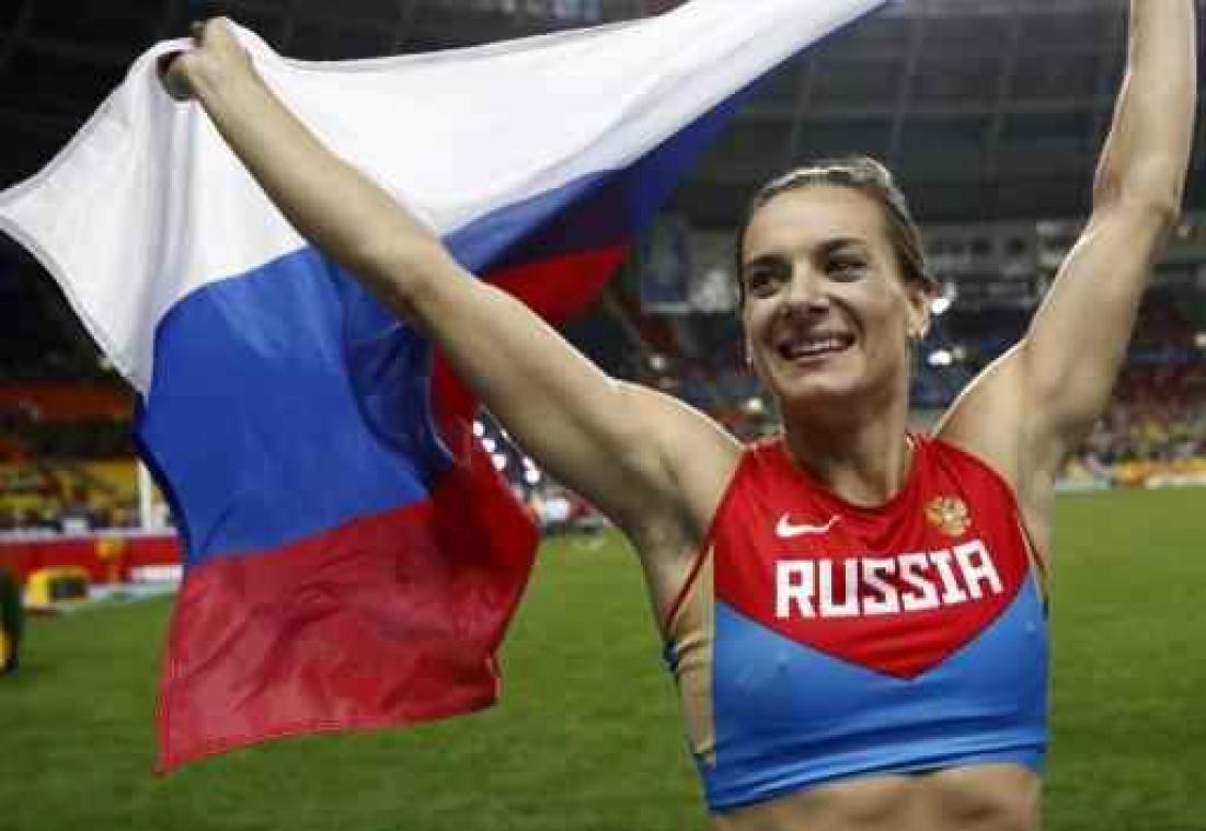 Polsstokspringster Isinbayeva gaat schorsing aanvechten
