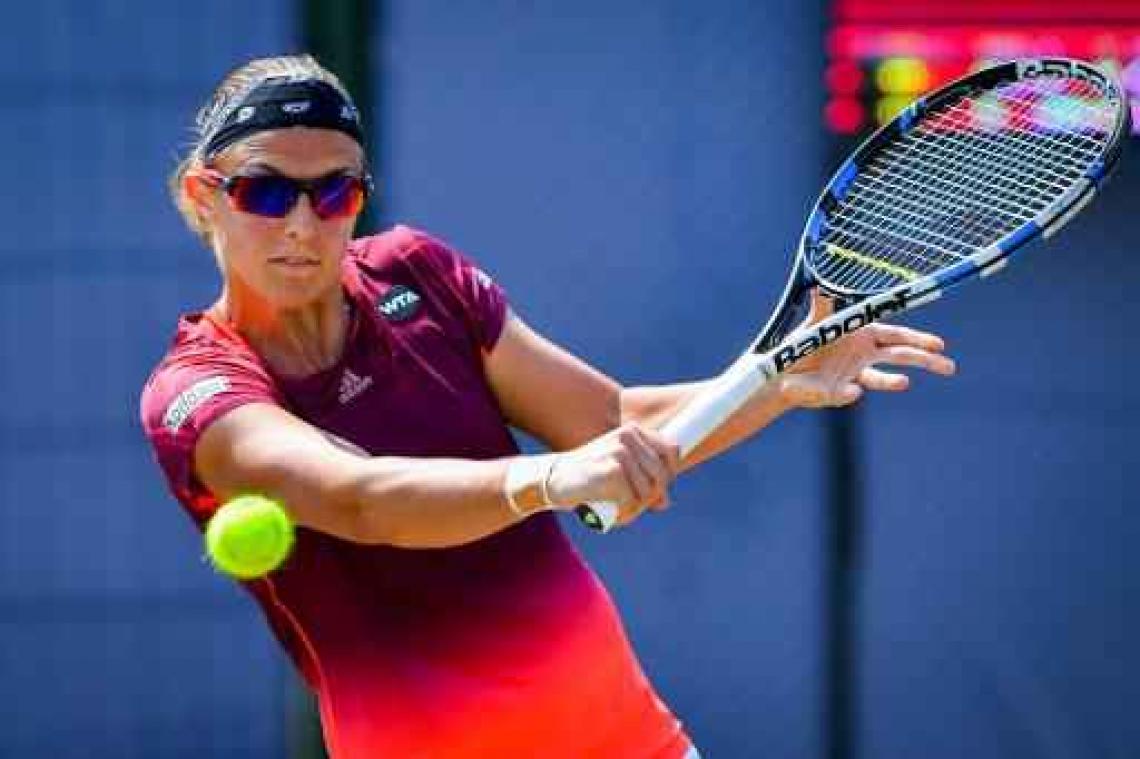 WTA Mallorca - Kirsten Flipkens ook in dubbelspel naar halve finales