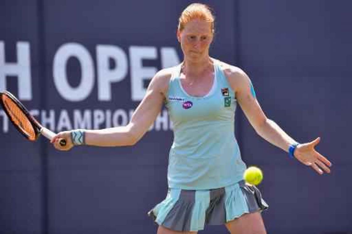Alison Van Uytvanck uitgeschakeld in Eastbourne