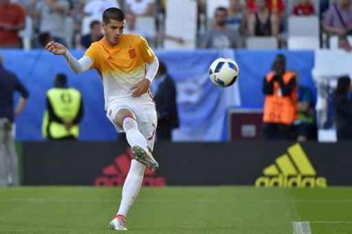 EK 2016 - Morata hijst zich naast Bale op topschutterslijst
