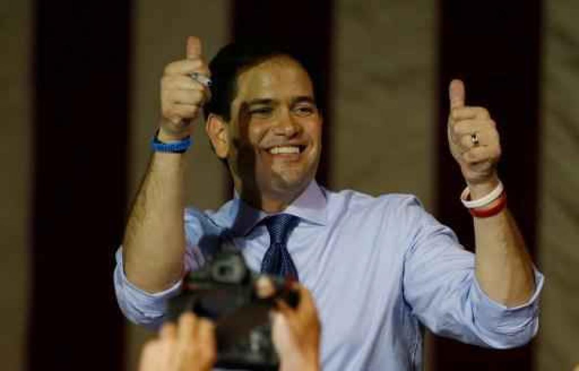 Marco Rubio probeert nu toch Senaatszetel te houden