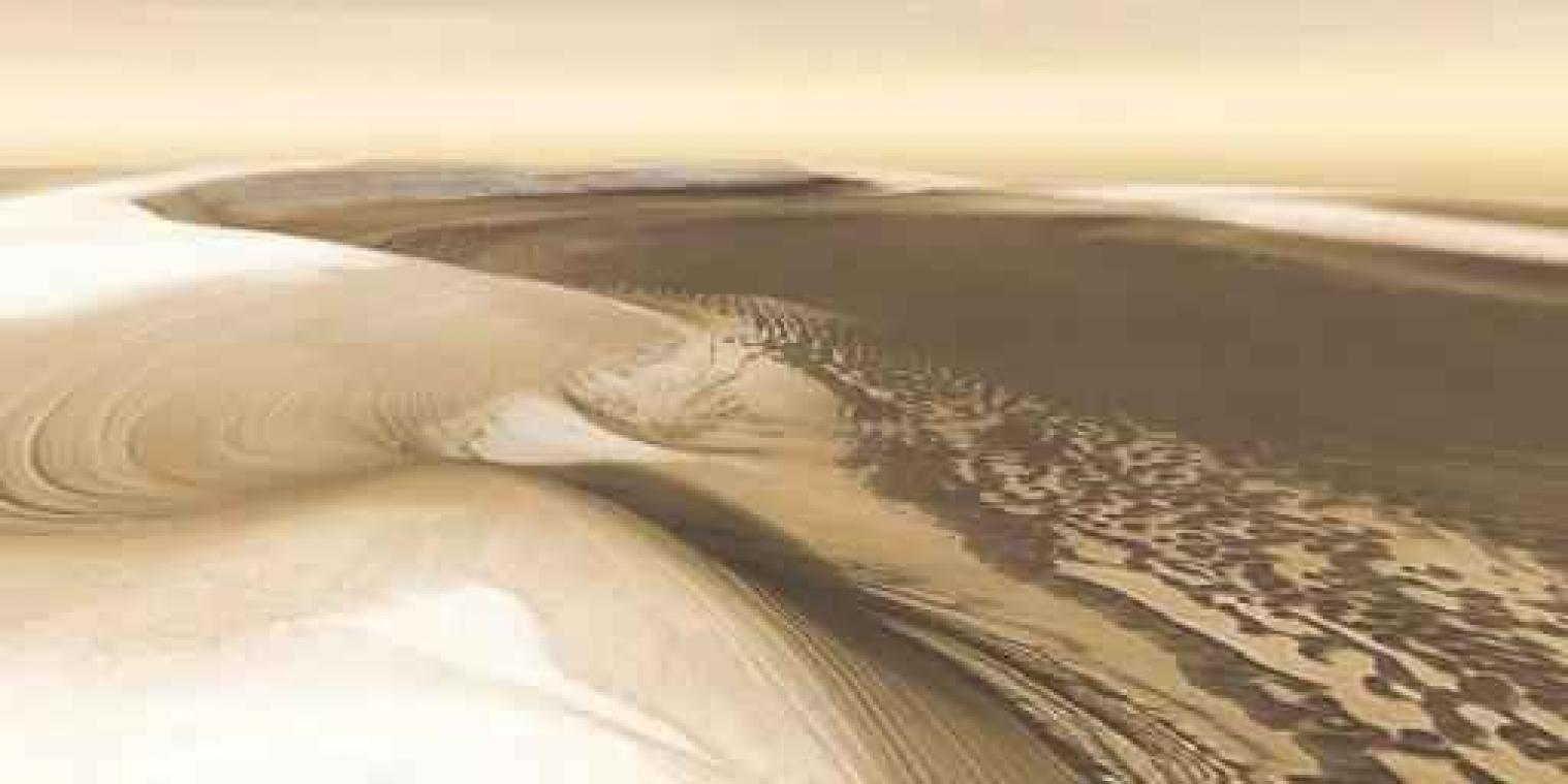 Marsjeep Curiosity vindt een verrassend mineraal