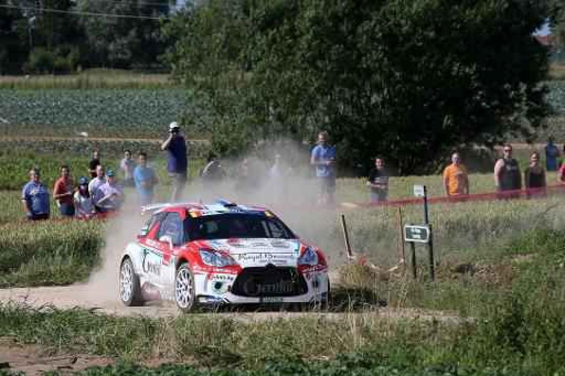 BK rally - Bryan Bouffier na eerste dag leider in Ieper