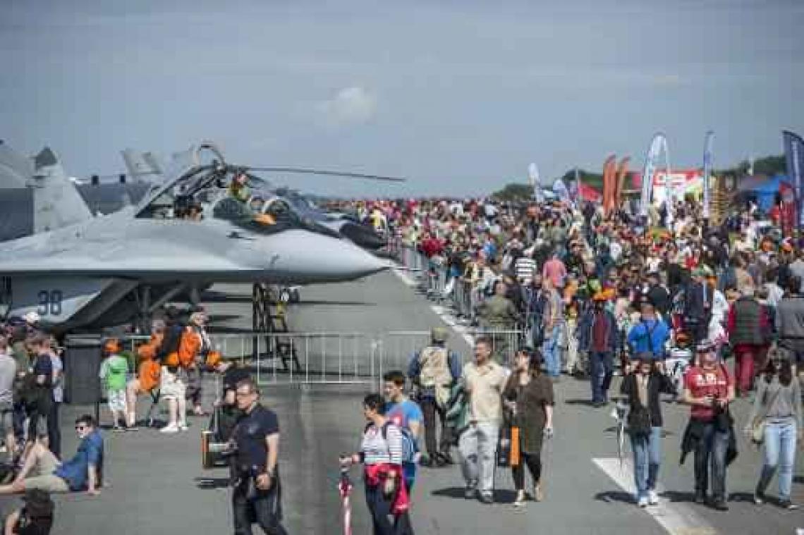 Circa 45.000 toeschouwers op Belgian Air Force Days in Florennes