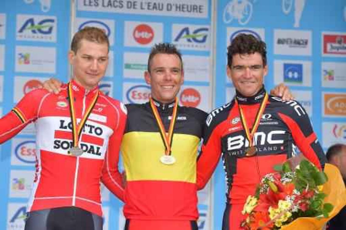 BK wielrennen - Philippe Gilbert gaat met Belgische driekleur solliciteren bij nieuw team