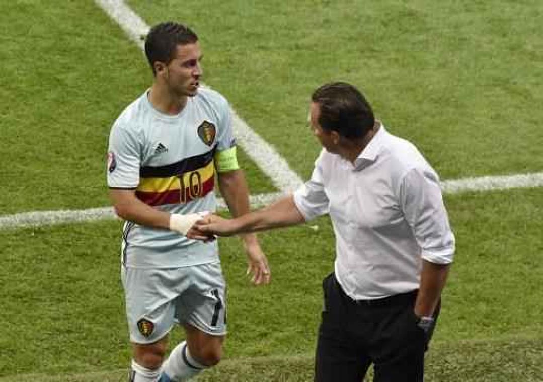 EK 2016 - Marc Wilmots: "Eden Hazard heeft zijn voeten laten spreken"
