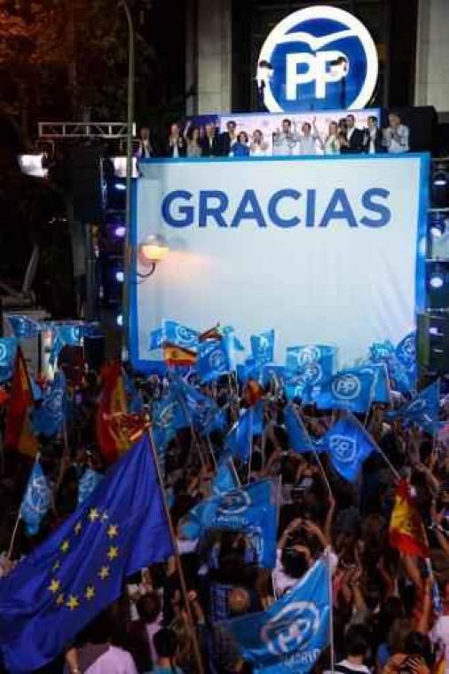 Verkiezingen Spanje - Conservatieven winnen parlementsverkiezing, links scoort slechter dan verwacht