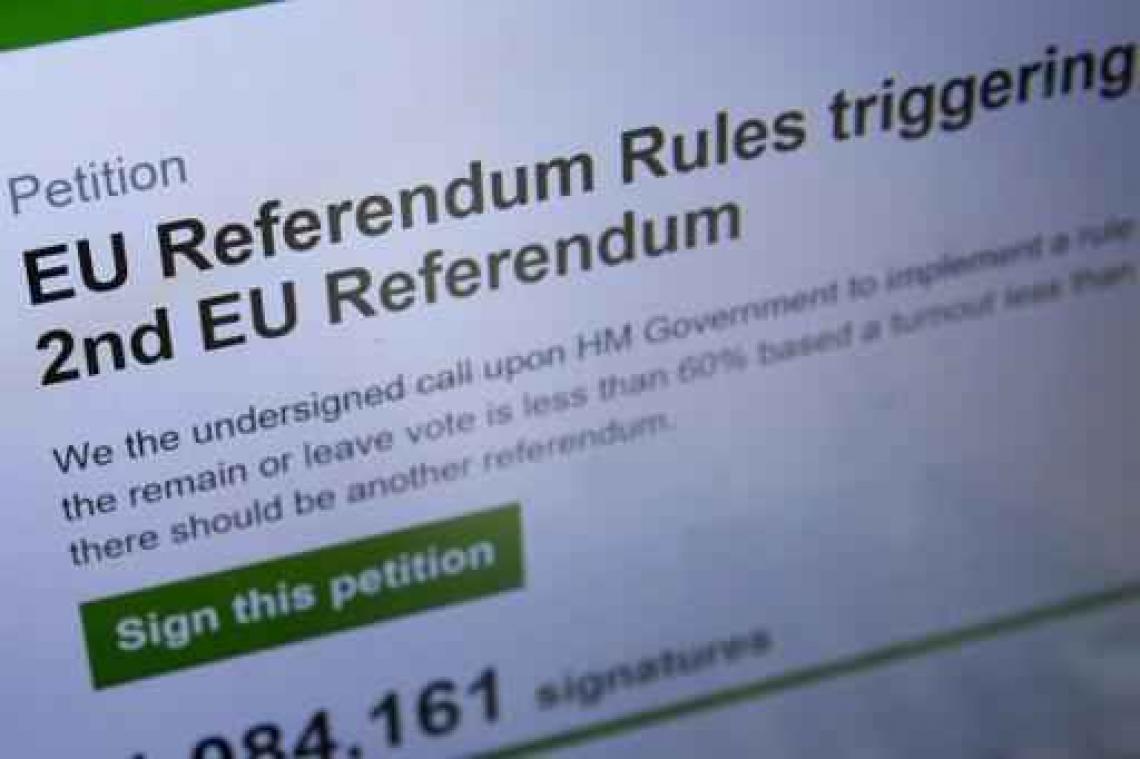 Geldigheid petitie voor tweede Brexit-referendum twijfelachtig