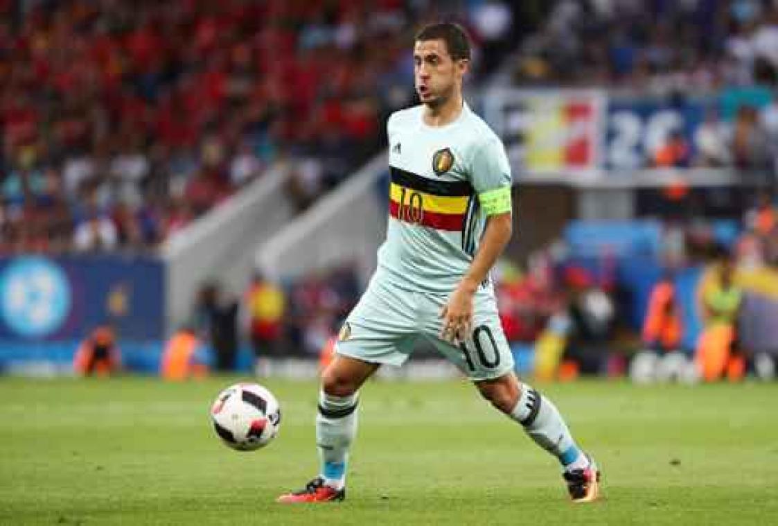 Eden Hazard maakt bij bookmakers goede kans om tot speler van het EK verkozen te worden