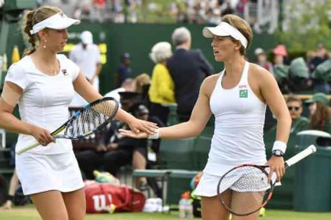 Elise Mertens en An-Sophie Mestach stoten door in dubbelspel