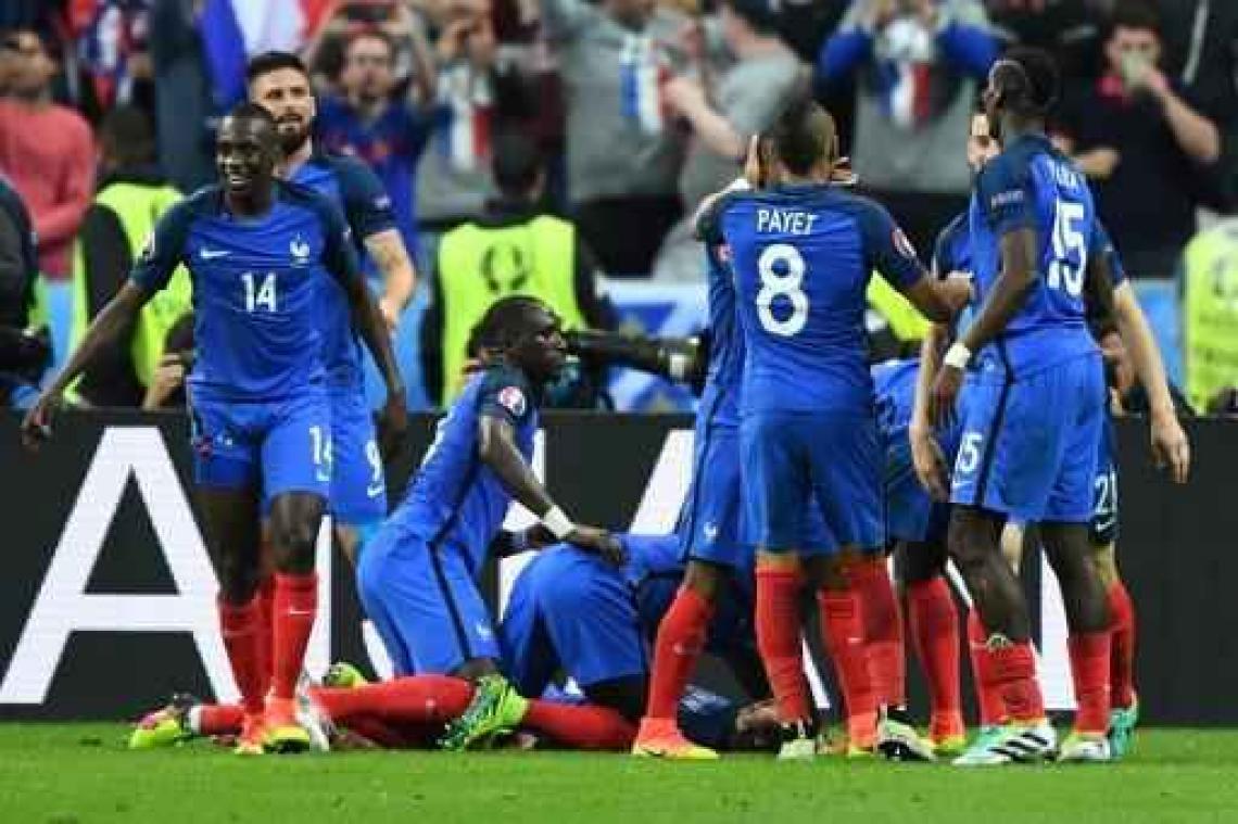 EK 2016 - IJsland geen partij voor Frankrijk in kwartfinale