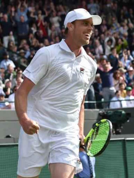 Sam Querrey wacht Goffin op
