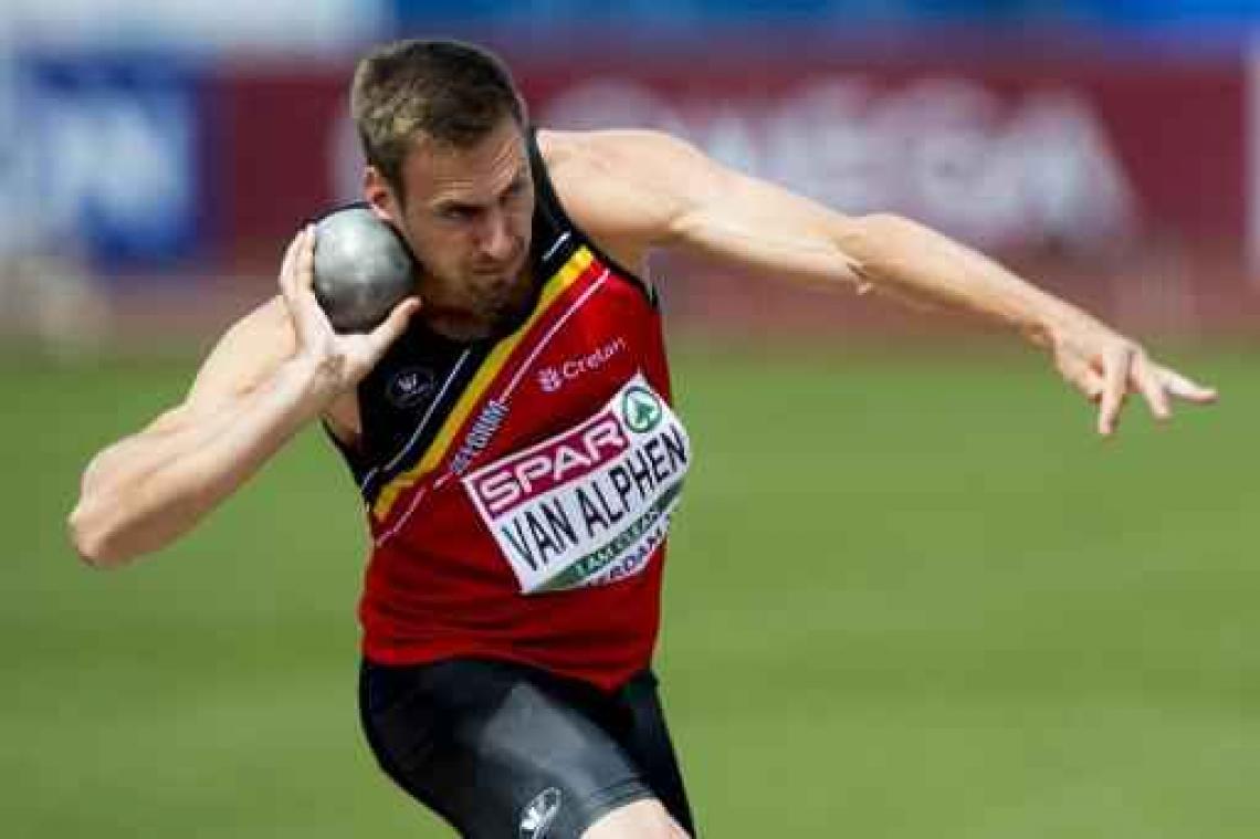 Hans van Alphen wint kogelstoten in tienkamp op EK atletiek