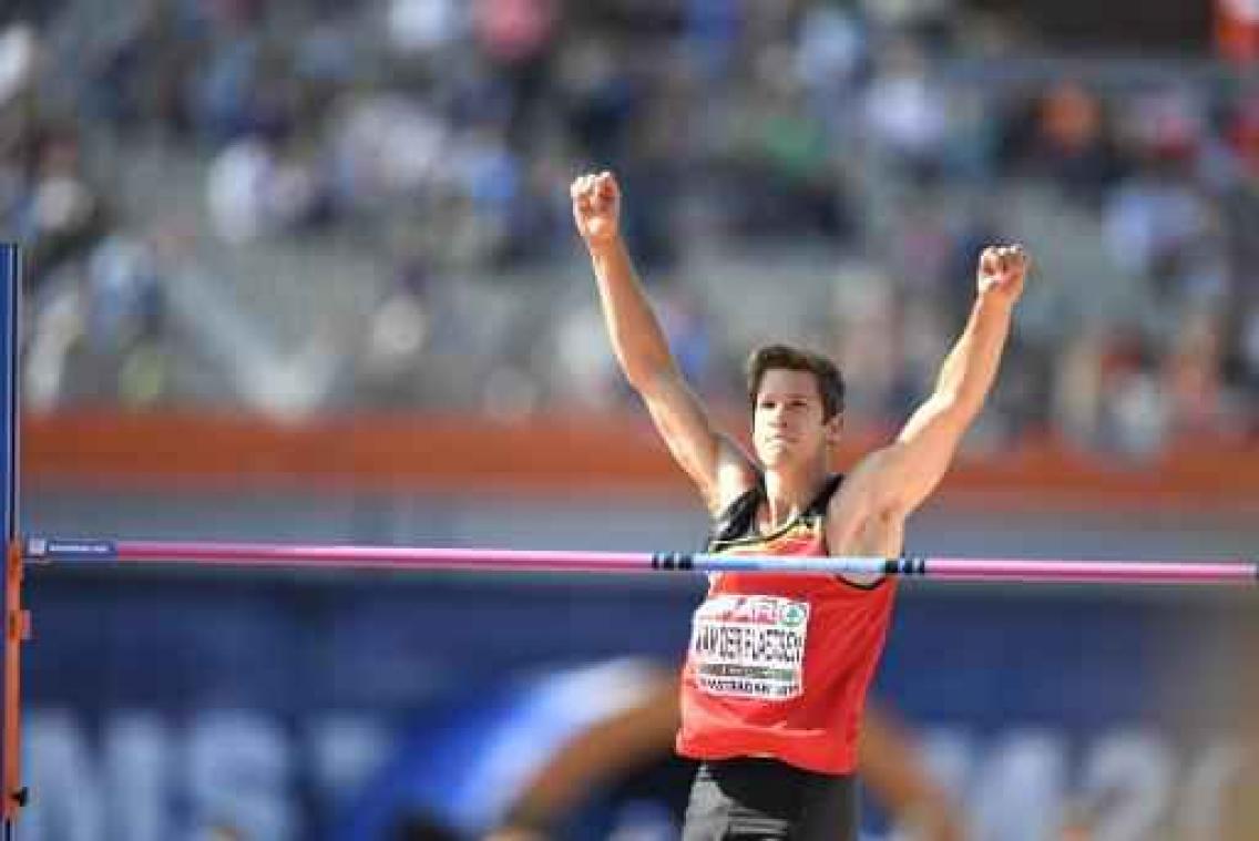 Thomas Van der Plaetsen is beste tienkamper in het hoogspringen