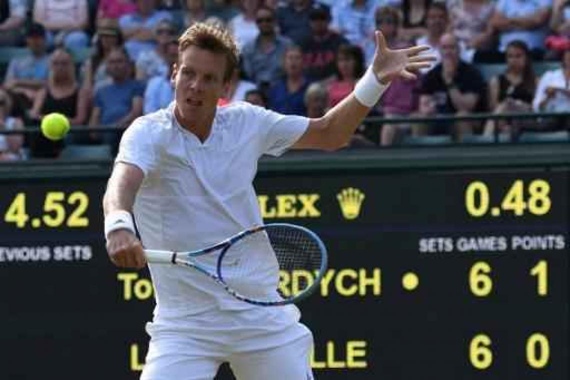 Ook Berdych mag zich opmaken voor halve finales Wimbledon