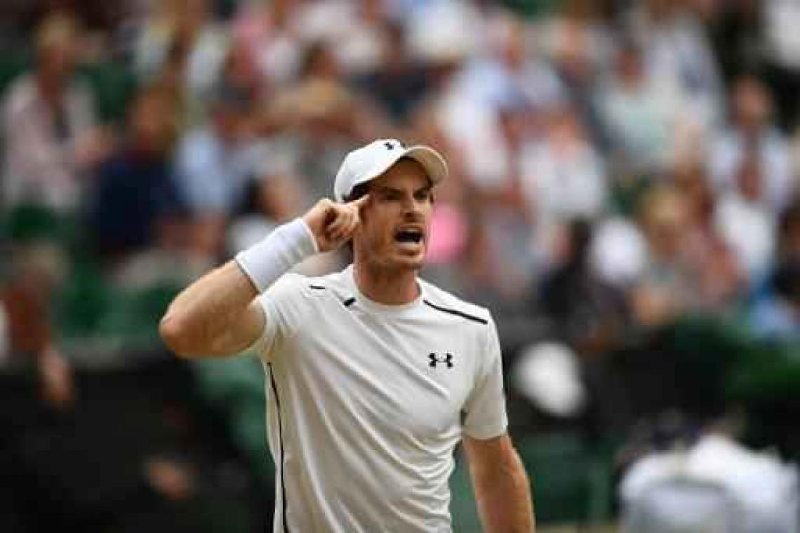 Murray knokt zich voorbij Tsonga naar halve finales van Wimbledon