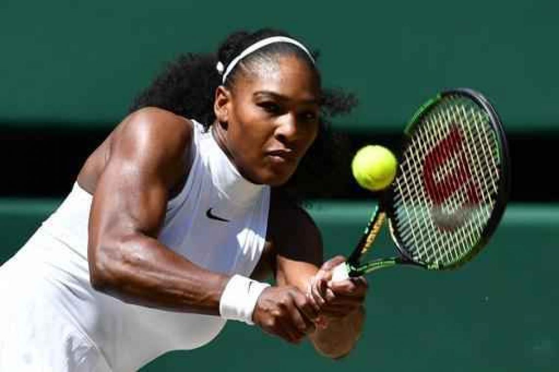 Titelhouder Serena Williams stoomt naar finale van Wimbledon