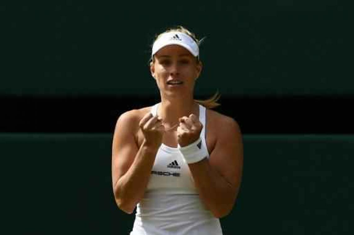 Angelique Kerber voorkomt zusterfinale op Wimbledon