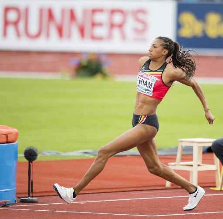 EK atletiek - Thiam is blij met vierde plaats in het hoogspringen: "Podium was niet haalbaar"