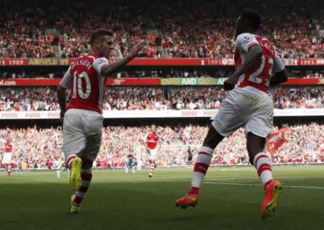 Arsenal en Manchester City delen de punten