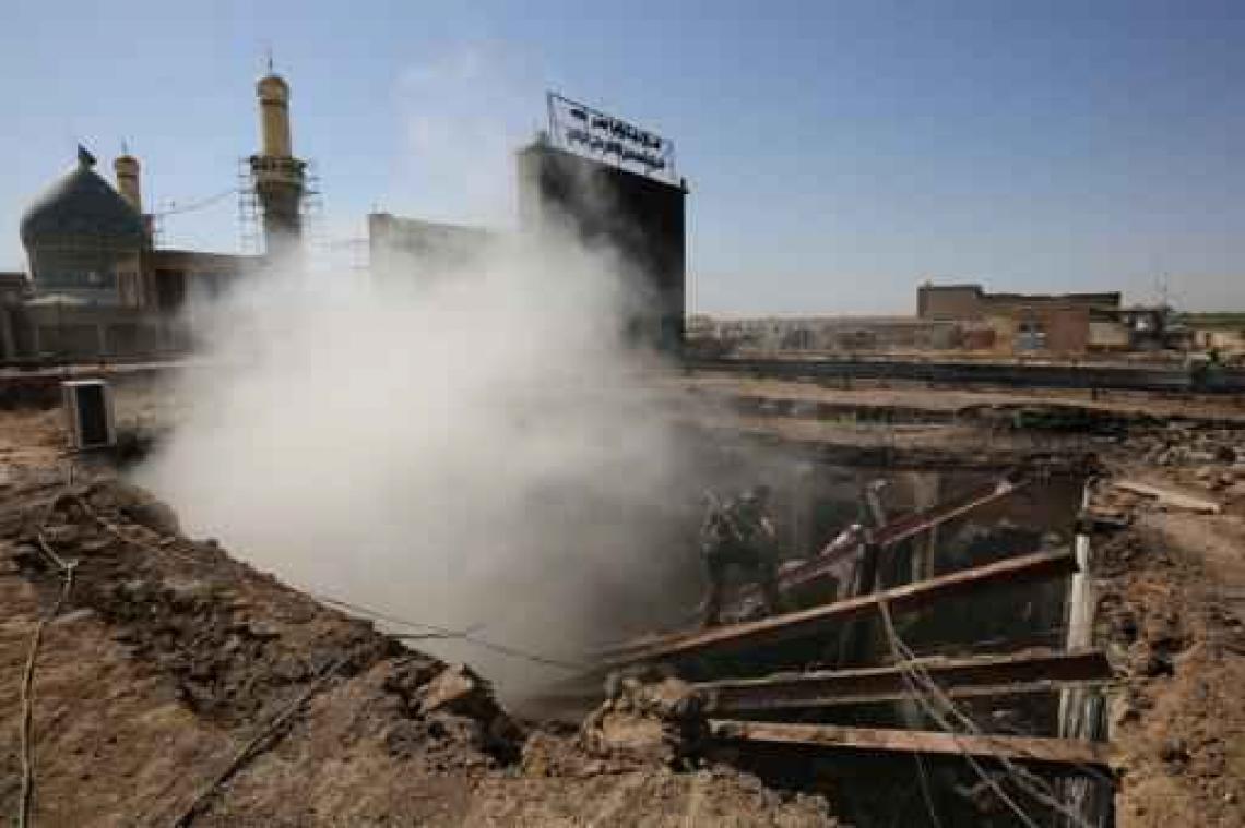 Islamitische Staat eist aanslag sjiitisch mausoleum in Irak op