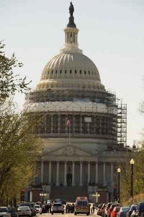 Capitool in Washington even afgesloten