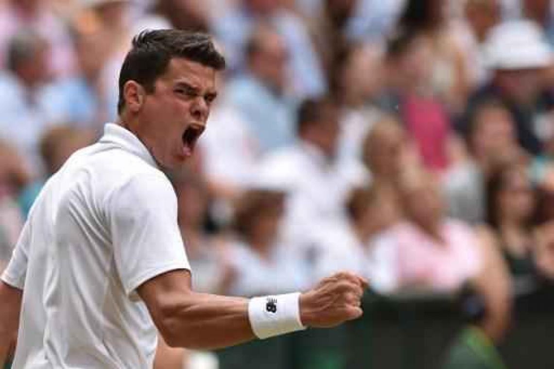 Milos Raonic ontzegt Roger Federer elfde Wimbledon-finale