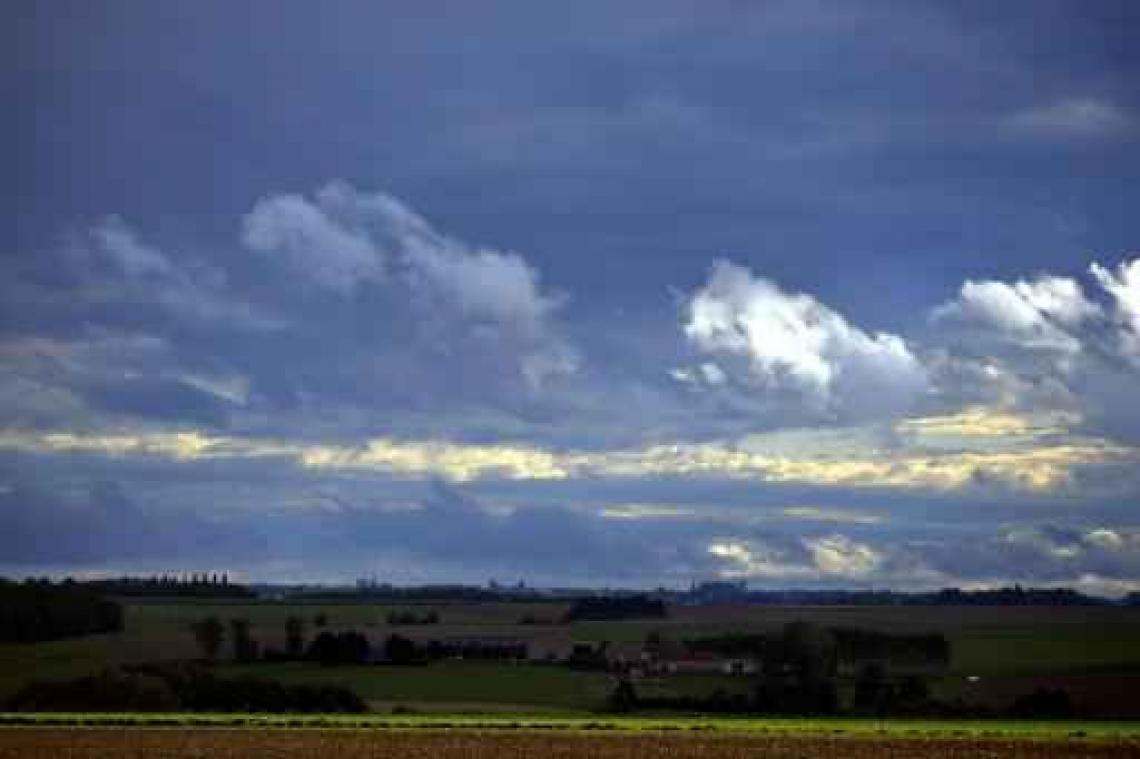 Weerbericht - De wolken nemen maandag de hemel opnieuw over