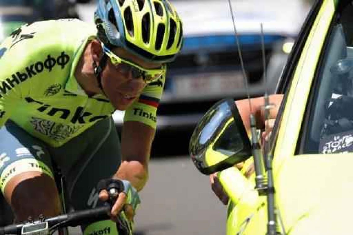 Alberto Contador geeft op in negende etappe Tour