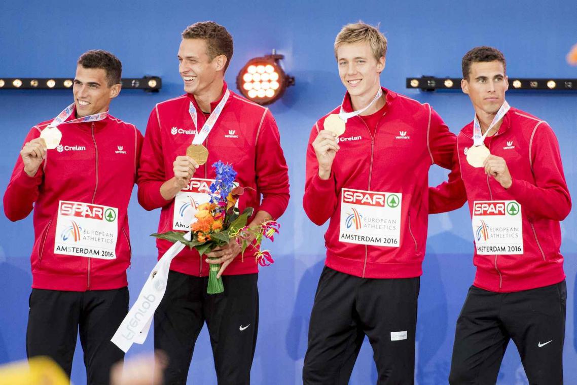 Belgian Tornados snellen naar Europese titel op 4x400 meter
