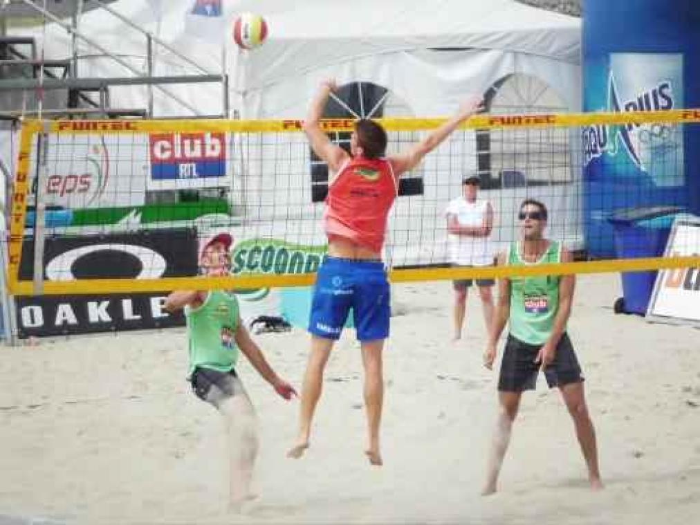 Continental Cup beachvolley - Belgen grijpen naast olympisch ticket