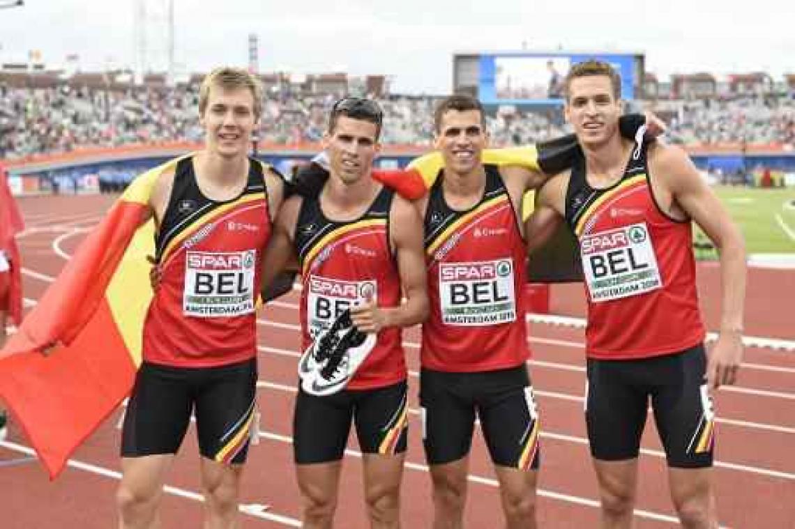 EK atletiek - De Belgian Tornados voelden zich als "wapenbroeders" in de strijd voor goud